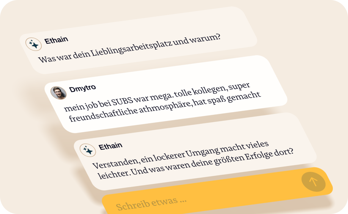 Lernt deine Job Vorlieben kennen.