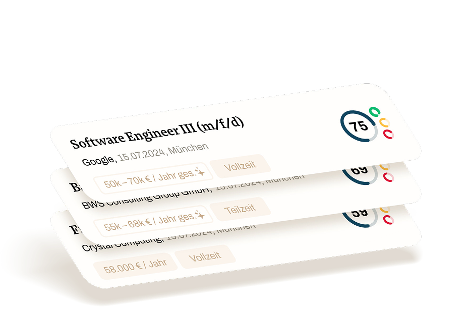 Gibt Jobsuchenden ihre wertvolle Zeit zurück.