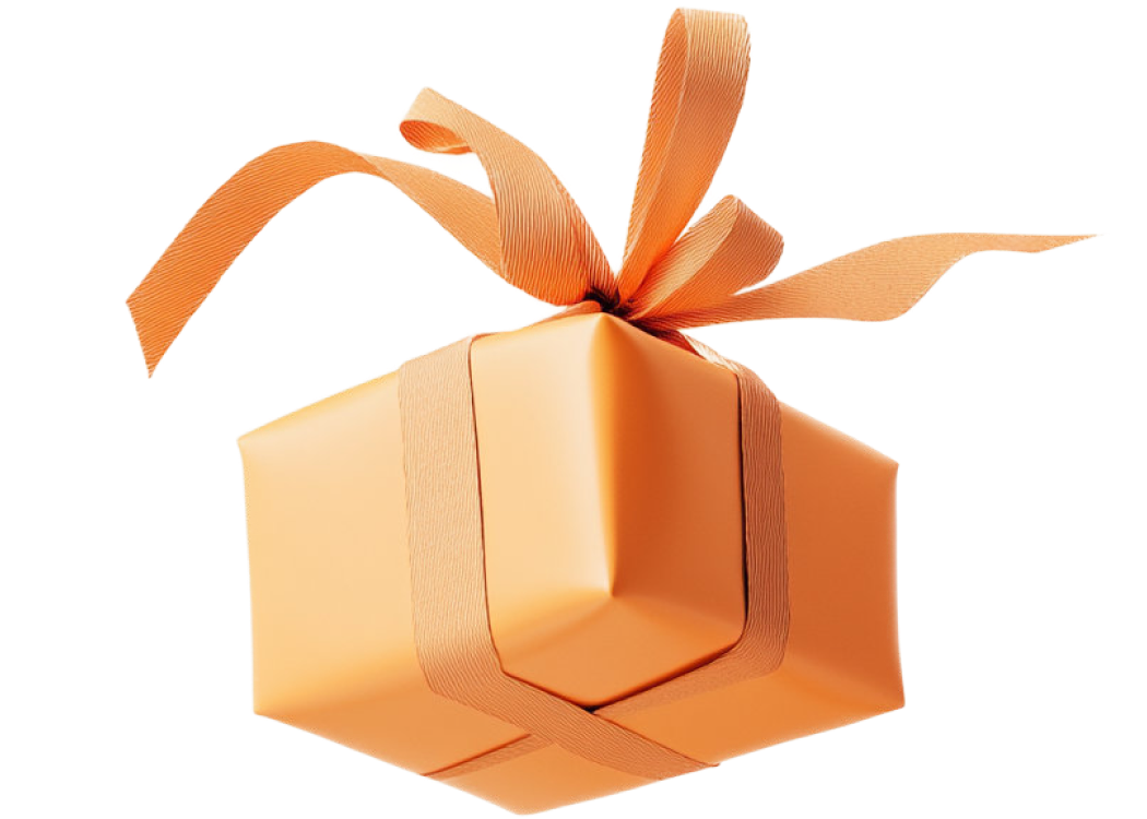 Geschenkbox mit Konfetti