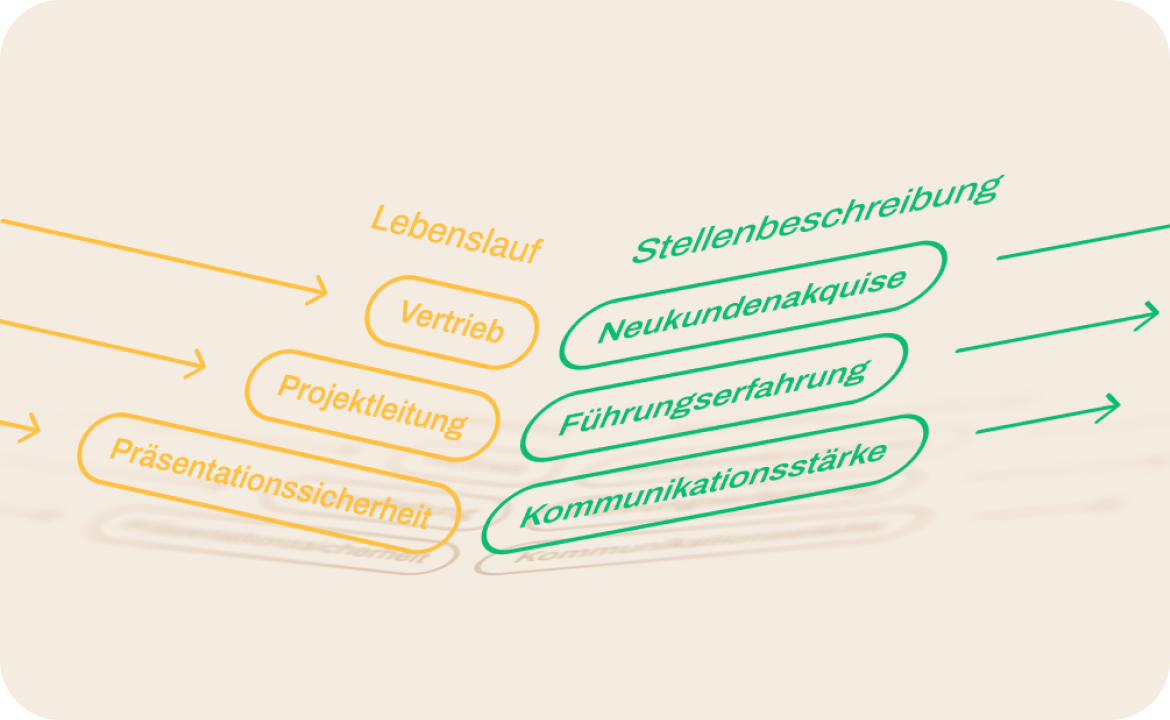 Jede Stelle, ein eigener Lebenslauf.